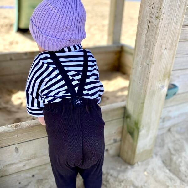 spodnie NA SZELKACH czarne